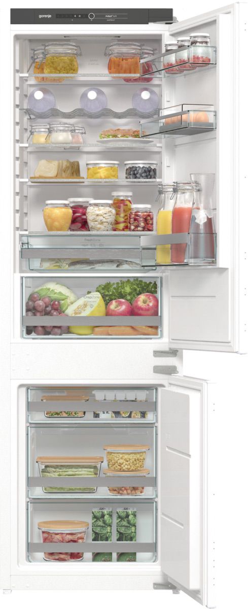 מקרר מקפיא תחתון אינטגרלי כפול ברוחב 120 ס״מ Gorenje דגם NRKI2181A1 – תמונה 13