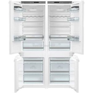 מקרר מקפיא תחתון אינטגרלי כפול ברוחב 120 ס״מ Gorenje​​ דגם NRKI2181A1