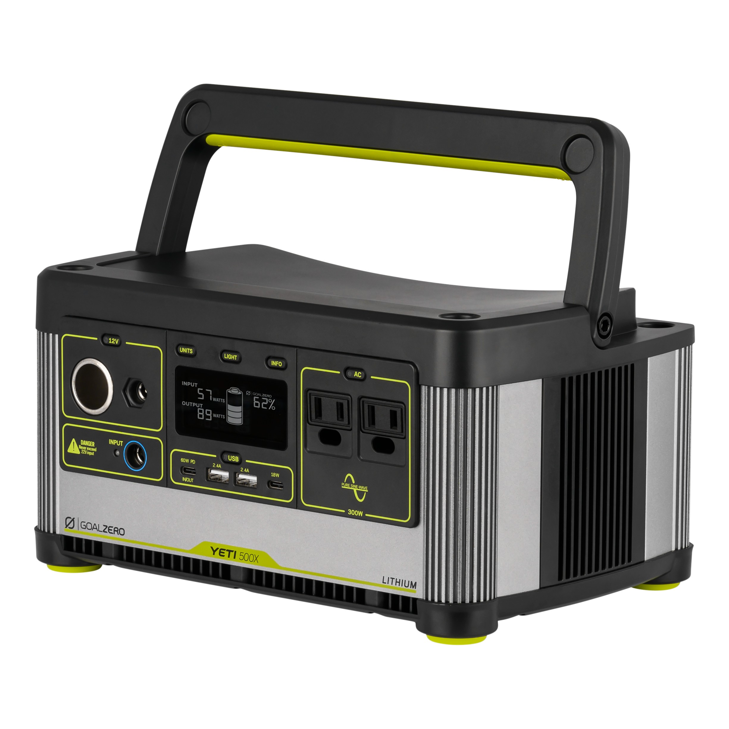 תחנת כוח ניידת GOALZERO Yeti 500X – קיבולת 505Wh לגיבוי, שטח וחירום | יבואן רשמי-משלוח מהיר – תמונה 2