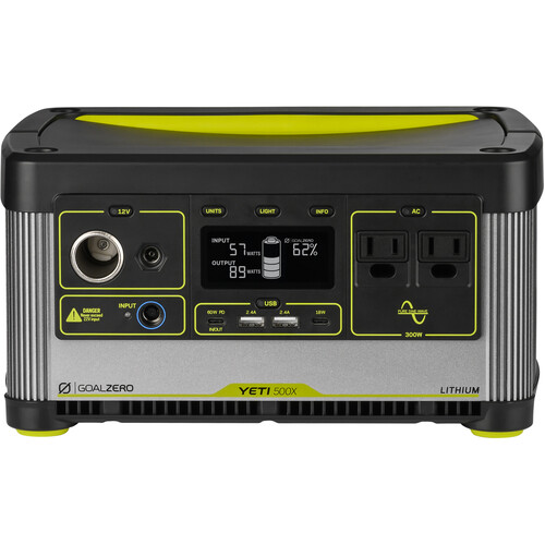 תחנת כוח ניידת GOALZERO Yeti 500X – קיבולת 505Wh לגיבוי, שטח וחירום | יבואן רשמי-משלוח מהיר – תמונה 5