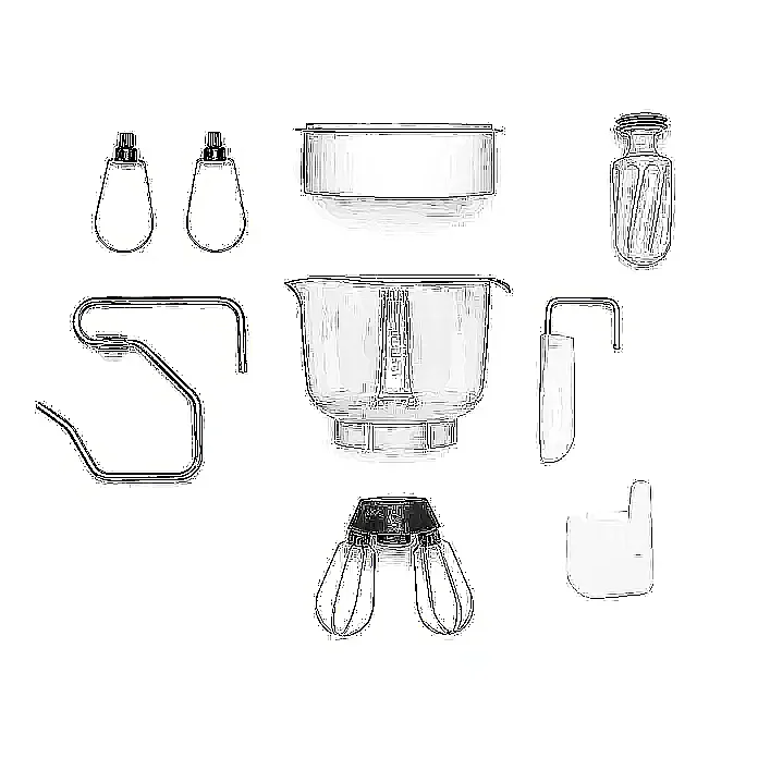 מיקסר Ankarsrum Assistent Original 6230 – גימור קרם לייט עם קערת 7 ליטר | יבואן רשמי – תמונה 2