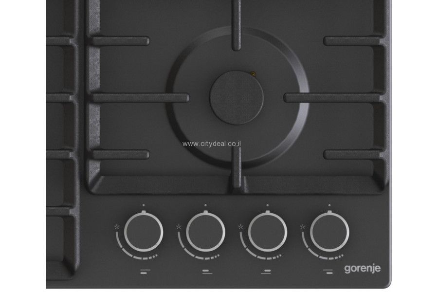 כיריים גז Gorenje GW642AB - ברוחב 60 ס״מ, משטח BigSurface רחב עם מבער ווק עוצמתי | משלוח מהיר – תמונה 2