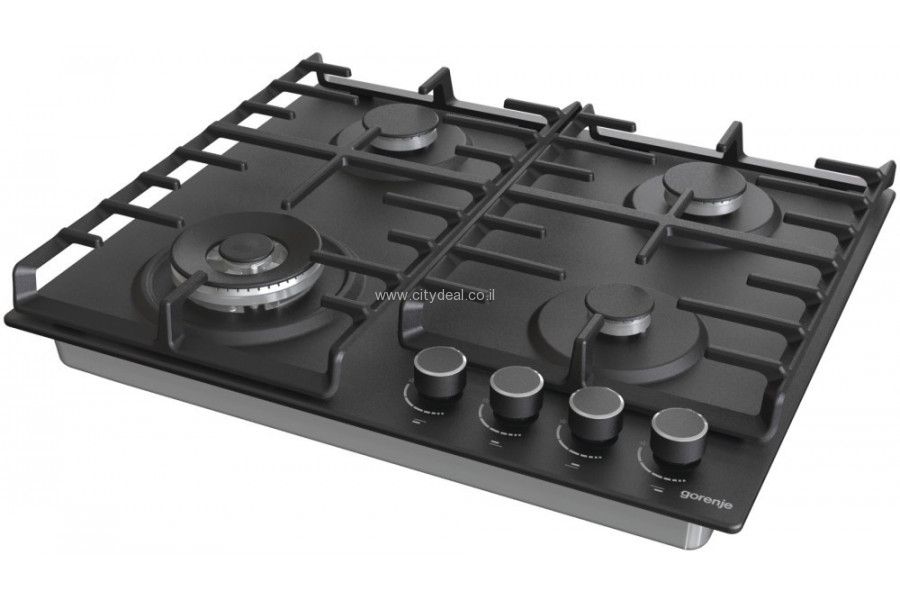 כיריים גז Gorenje GW642AB - ברוחב 60 ס״מ, משטח BigSurface רחב עם מבער ווק עוצמתי | משלוח מהיר – תמונה 4