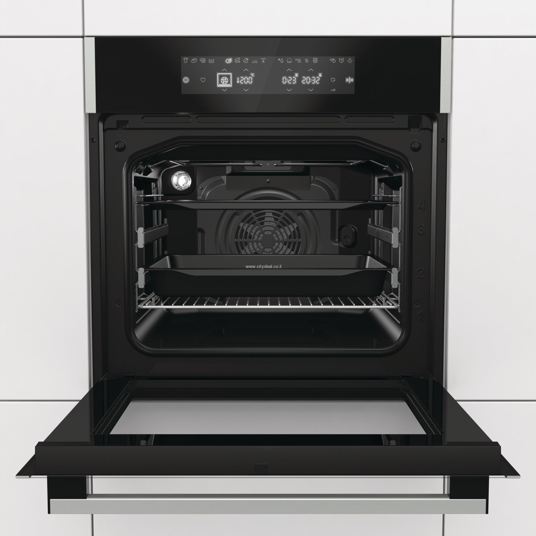 תנור בנוי פירולוטי gorenje BPS737E301BG – תמונה 2