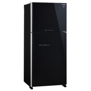 מקרר 2 דלתות שארפ Sharp SJ-4660BK מקפיא עליון 600 ליטר זכוכית שחורה NoFrost עם מצב שבת מהדרין - יבואן רשמי | משלוח מהיר