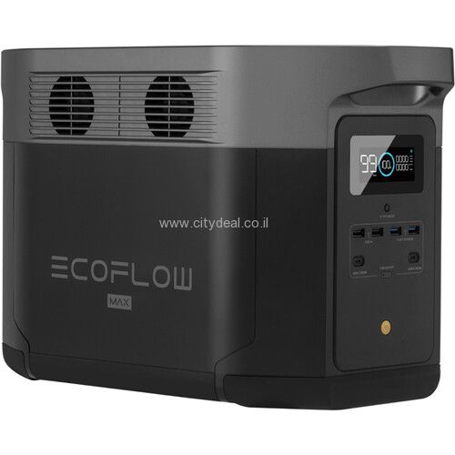 תחנת כח ניידת EcoFlow דגם 1600 DELTA Max יבואן רשמי | | ניתן לאיסוף משלוח מהיר – תמונה 3