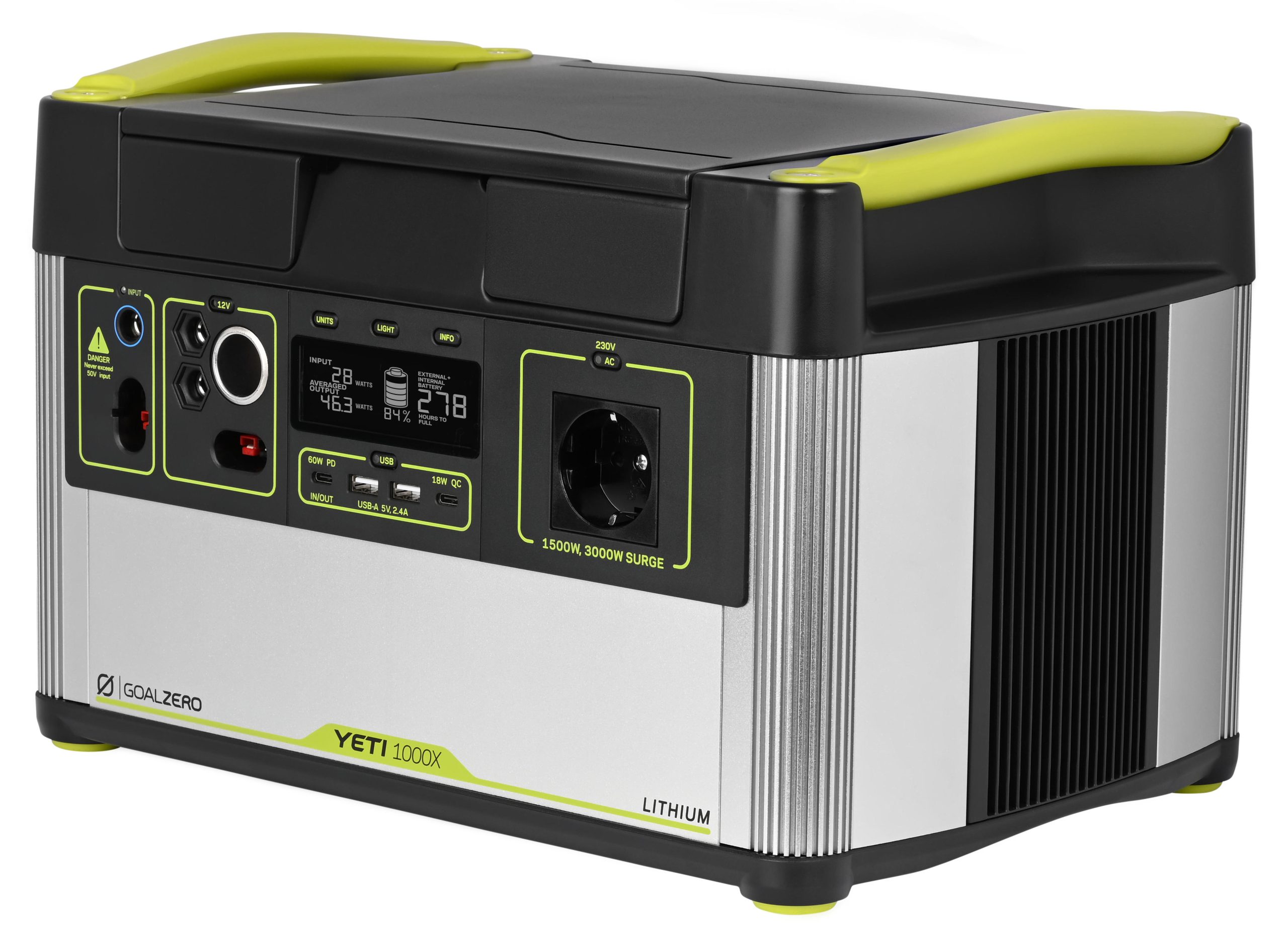 GoalZero Yeti 1000X – תחנת כוח 983Wh | מערכת טעינה חכמה | יבואן רשמי – תמונה 7