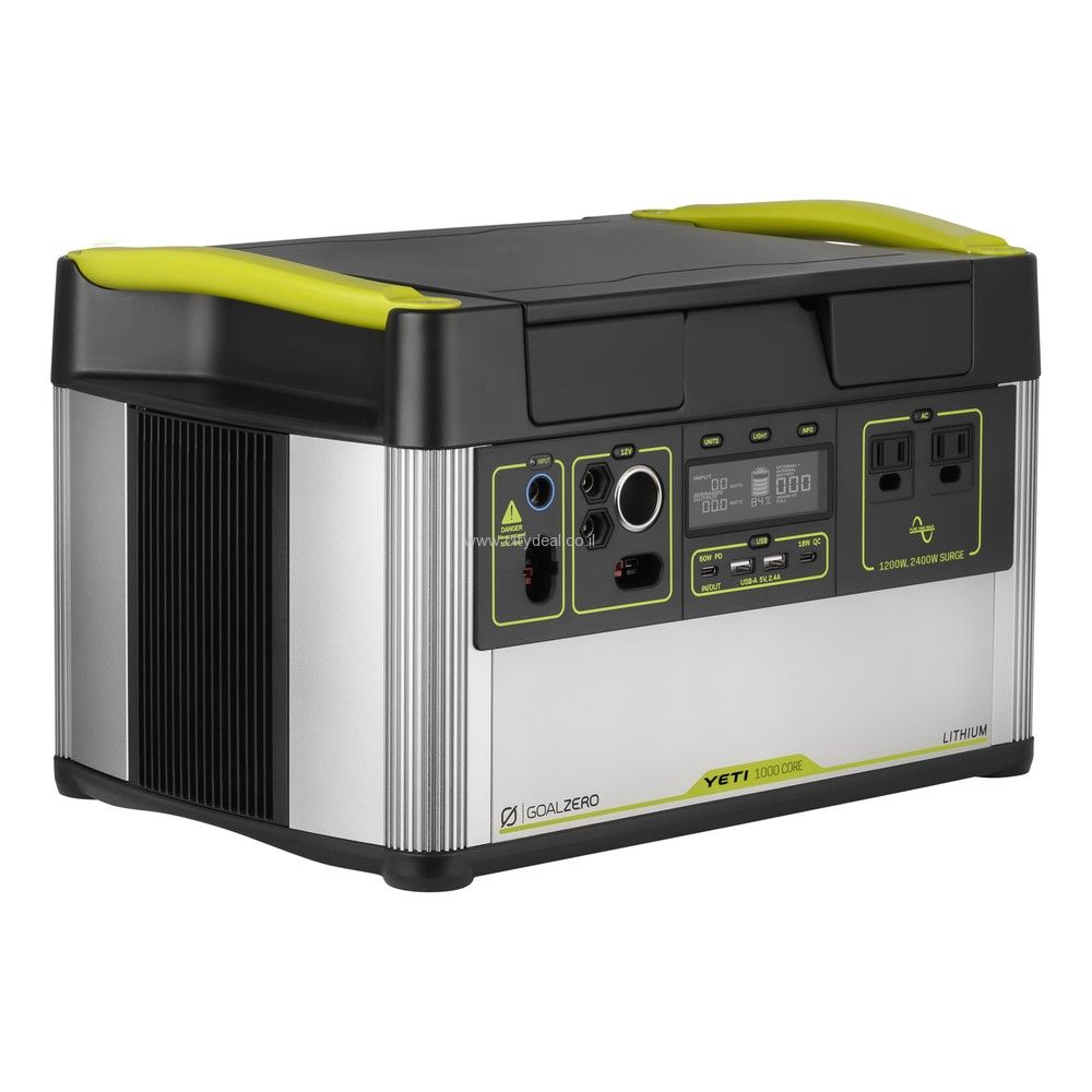 GoalZero Yeti 1000X – תחנת כוח 983Wh | מערכת טעינה חכמה | יבואן רשמי – תמונה 3