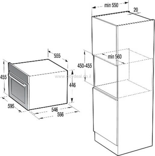 תנור בנוי Gorenje דגם BCM598S17BG משלוח מהיר – תמונה 2
