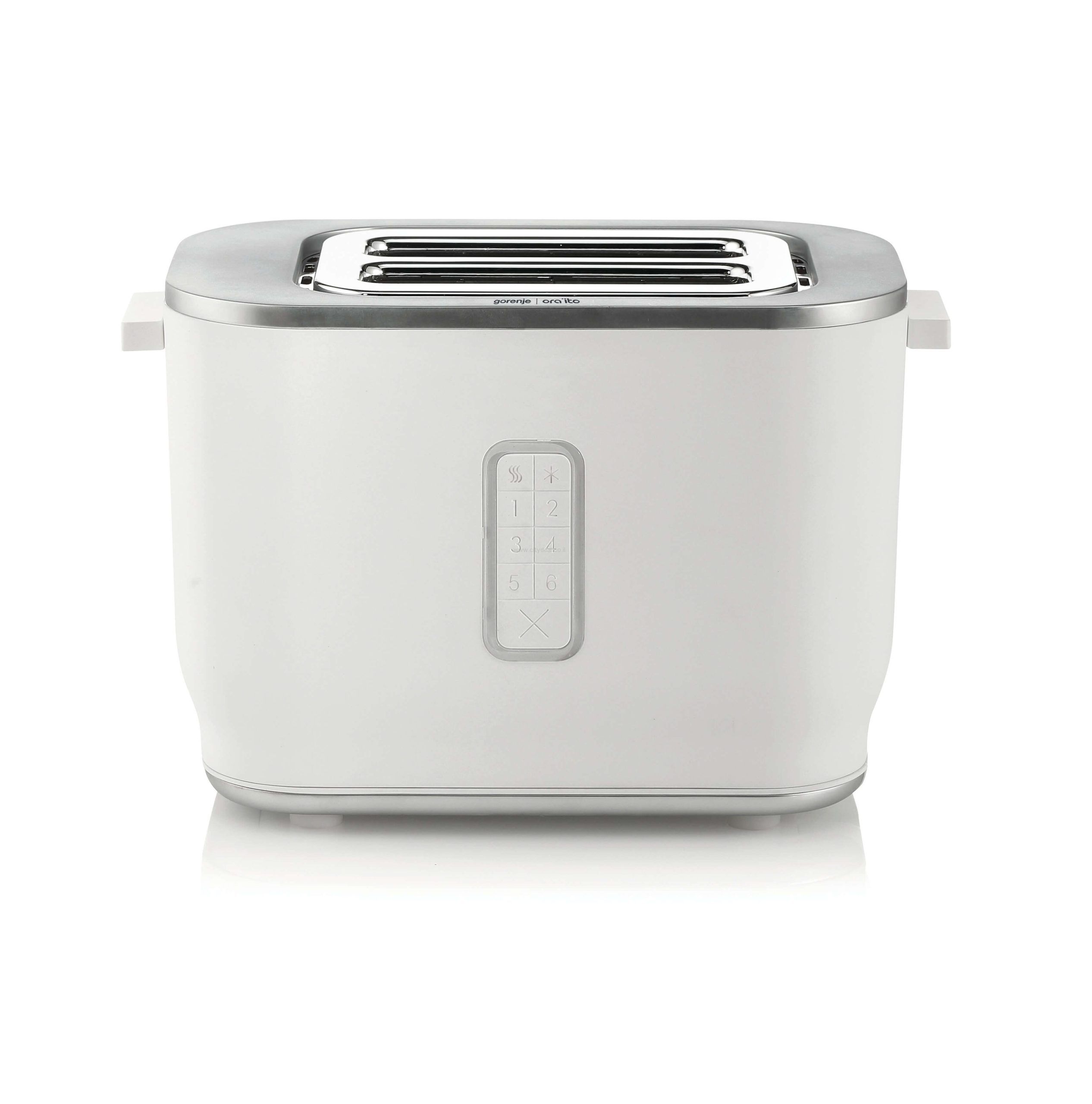 מצנם Gorenje T800ORA – מתאים ל-2 פרוסות ו- 6 דרגות קלייה בגוון לבן | משלוח מהיר – תמונה 2