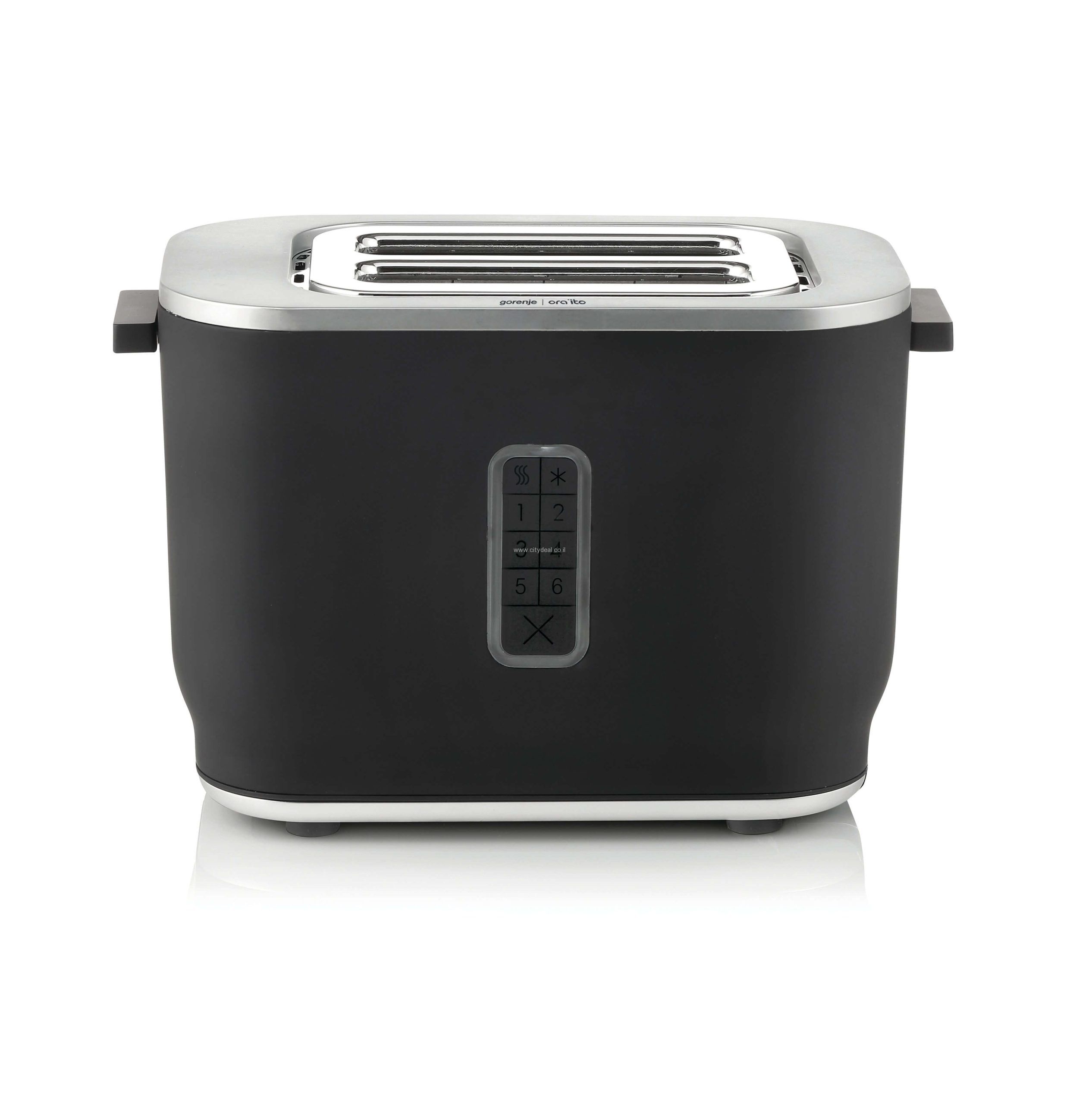 מצנם Gorenje T800ORAB – מתאים ל-2 פרוסות ו- 6 דרגות קלייה | משלוח מהיר