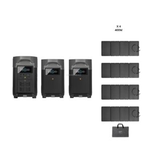מערכת סולארית היברידית -  10.8Kwh דגם  DELTA3600PRO2EB1600 יבואן רשמי