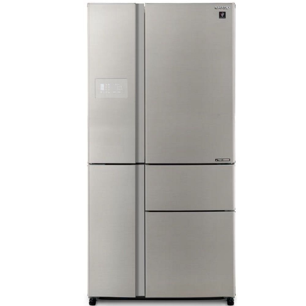 מקרר 5 דלתות Sharp SJ-9630 SL – 668 ליטר עם PLASMACLUSTER וחלל ענק ללא מחיצה התקן שבת מהדרין נירוסטה | יבואן רשמי