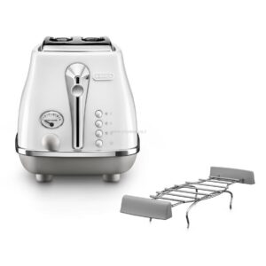 מצנם 2 פרוסות DeLonghi דגם CTOC2103W יבואן רשמי |  משלוח מהיר