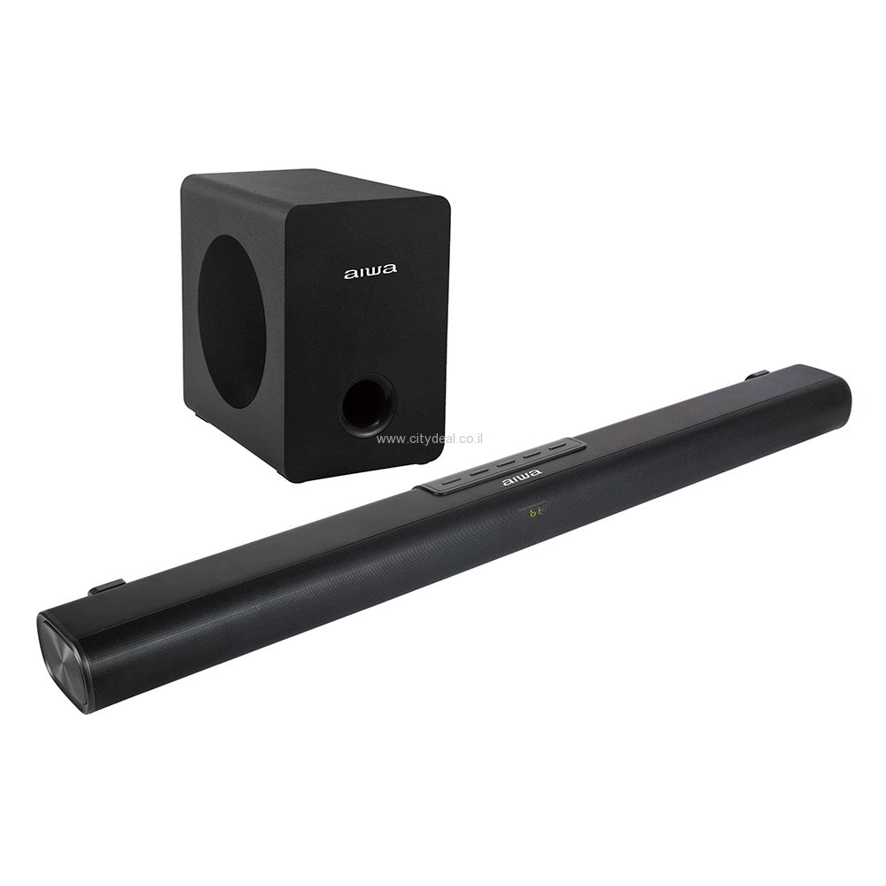 מקרן קול עם סאב וופר אלחוטי AIWA 300W דגם: JBX-020 | יבואן רשמי