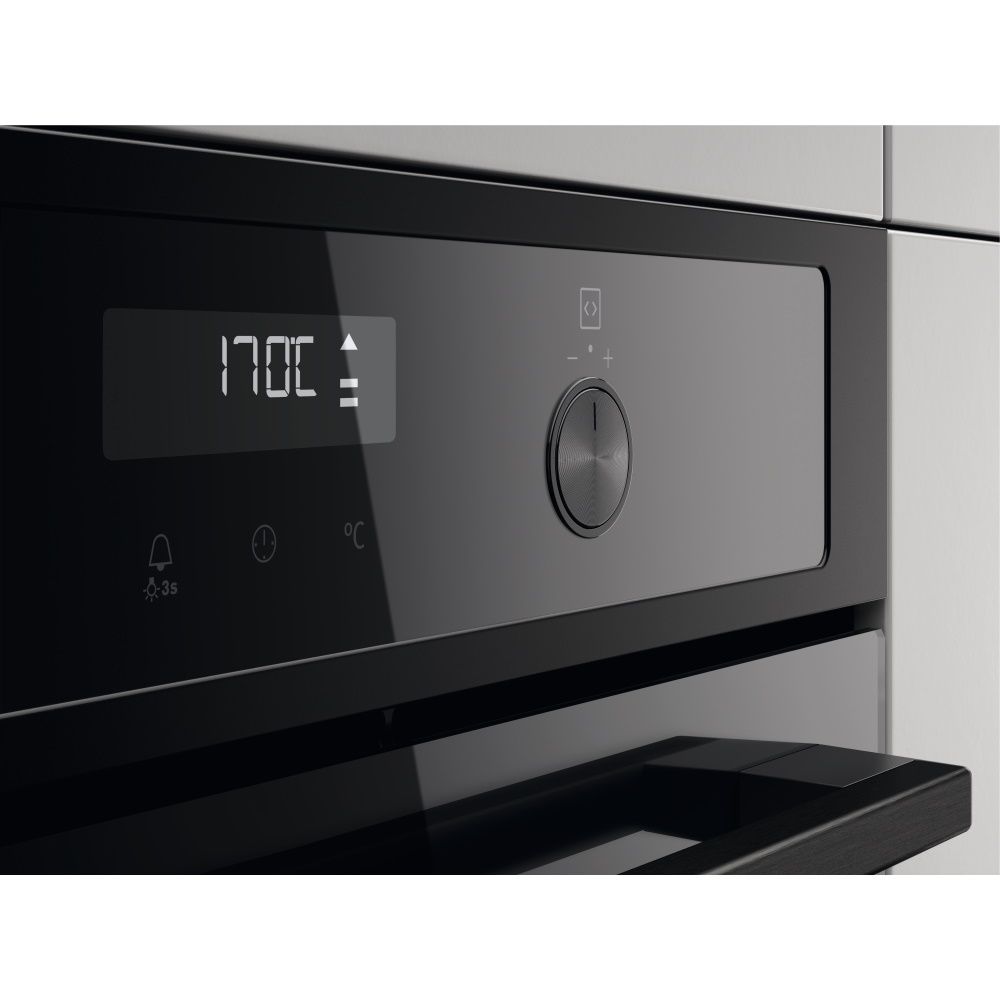 Zanussi ZOPKD7K1A- תנור בנוי פירולוטי 75 ליטר שחור זנוסי יבואן רשמי – תמונה 2