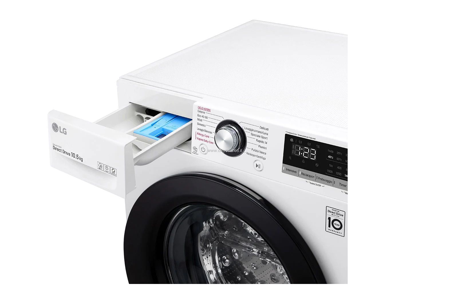 מכונת כביסה LG דגם F4WV310S6E 10.5 ק"ג – תמונה 4