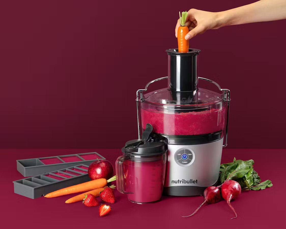 מסחטת פירות קשים וירקות NutriBullet Juicer Pro יבואן רשמי-משלוח מהיר – תמונה 3