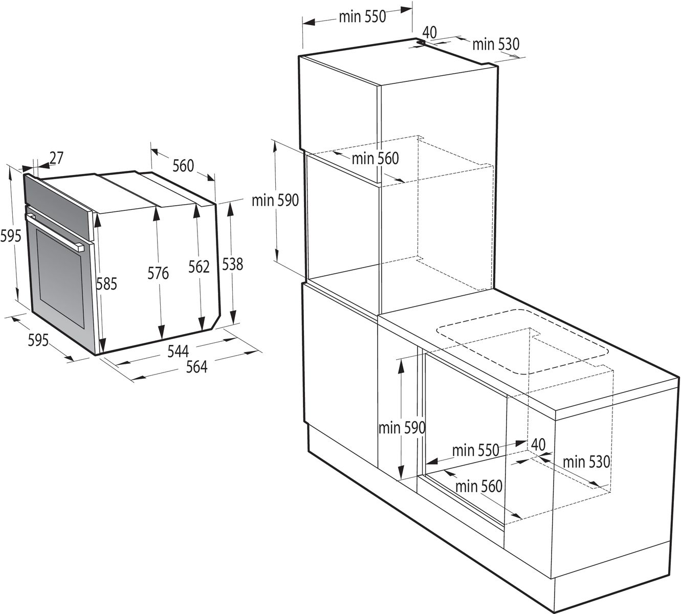 תנור בנוי GORENJE BOS67372CLI – תמונה 6