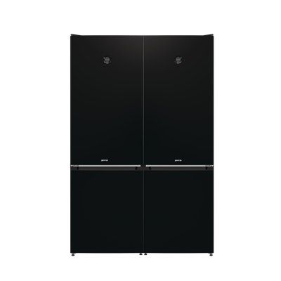 מקרר 4 דלתות NRK6192SYW/BK Gorenje ברוחב 120 ס״מ 640 ליטר גימור שחור | משלוח מהיר – תמונה 4