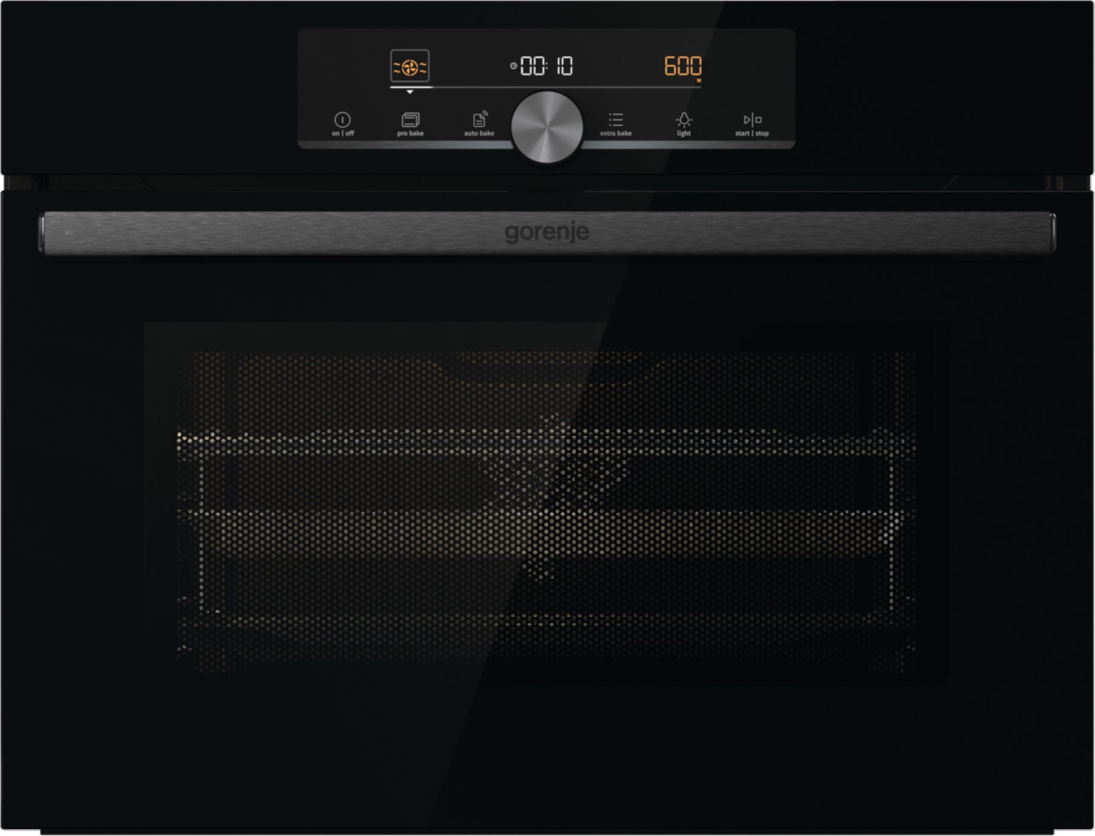 GORENJE BCM4547A10BG: תנור בנוי משולב מיקרוגל 45 ס״מ