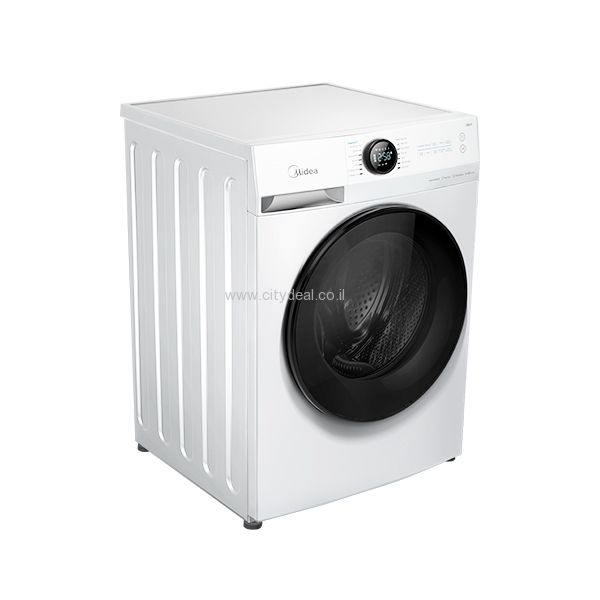 מכונת כביסה 9 ק״ג Midea MF200W90WBW עם WiFi, אדים ומנוע אינוורטר | יבואן רשמי – תמונה 3