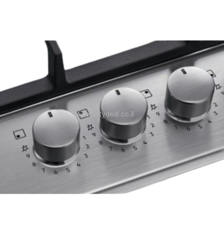 כיריים גז 75 ס״מ AEG HGB75520SM יבואן רשמי – תמונה 2