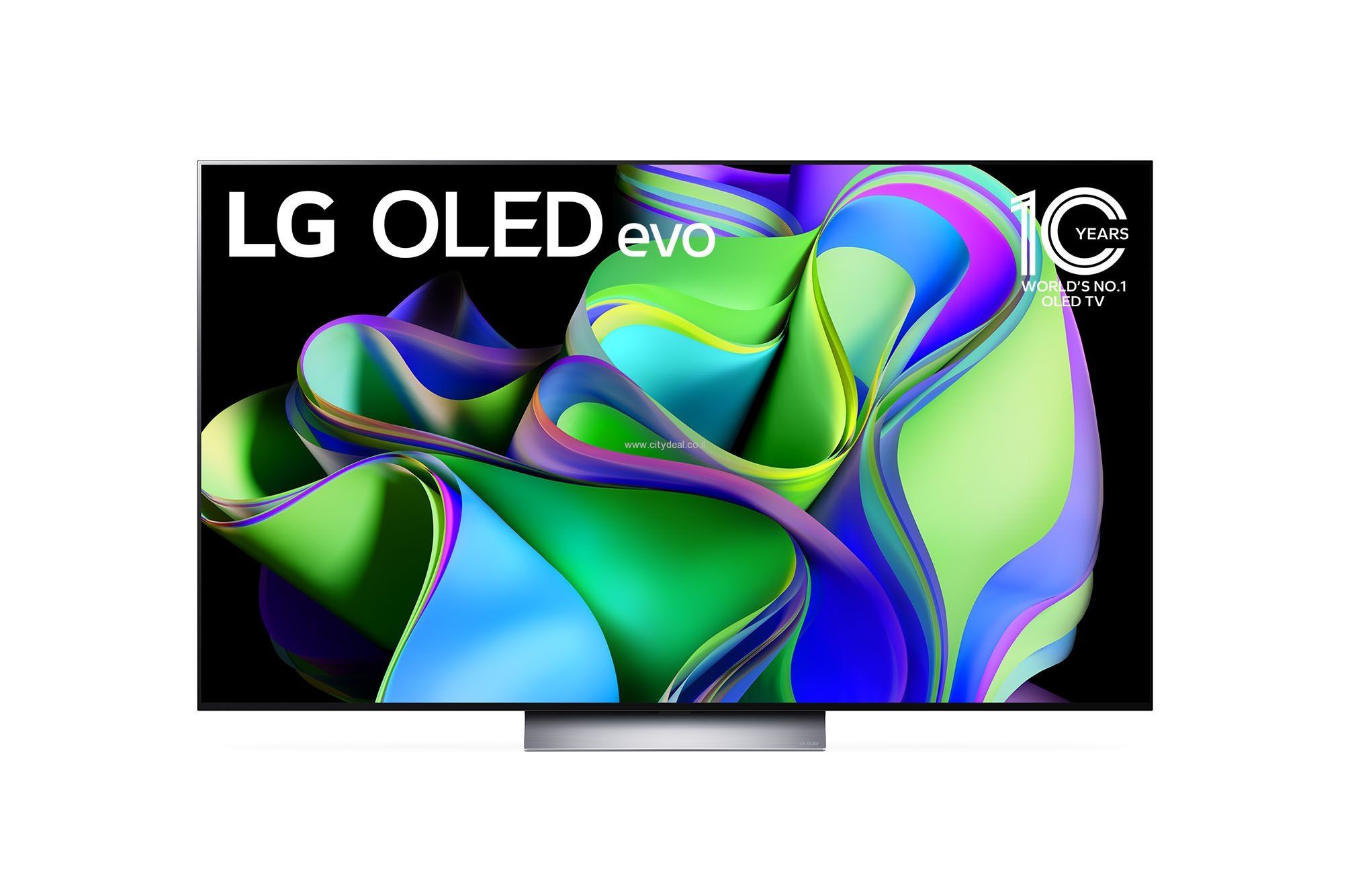 טלוויזיה חכמה LG OLED evo ברזולוציית 4K דגם OLED65C36LC יבואן רשמי