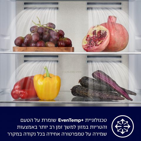 מקרר 4 דלתות EQE5609 Electorlux נירוסטה יבואן רשמי – תמונה 7