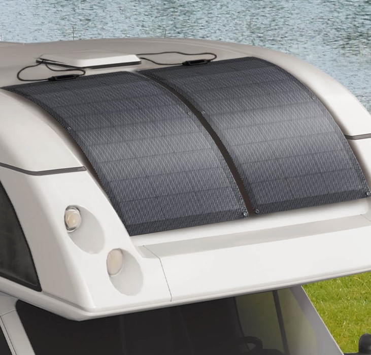 פאנל סולארי גמיש EcoFlow 100W – פתרון טעינה סולארי קל וגמיש למשטחים מעוגלים | יבואן רשמי-משלוח מהיר – תמונה 2