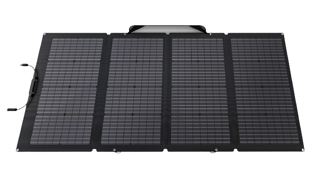 פאנל סולארי מתקפל EcoFlow 220W – דו צדדי Bifacial לטעינה מהירה | יבואן רשמי-משלוח מהיר – תמונה 2