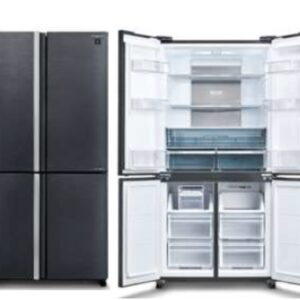 מקרר 4 דלתות SHARP SJ-FFER89-SL – 572 ליטר עם Hybrid Cooling ו-Plasmacluster | יבואן רשמי-משלוח מהיר