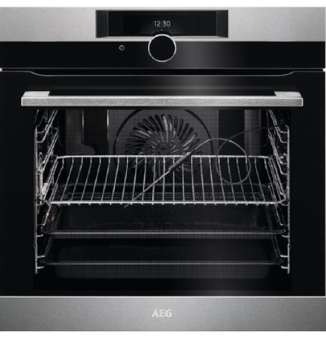 תנור בנוי פירוליטי AEG דגם BPK294733M נירוסטה יבואן רשמי