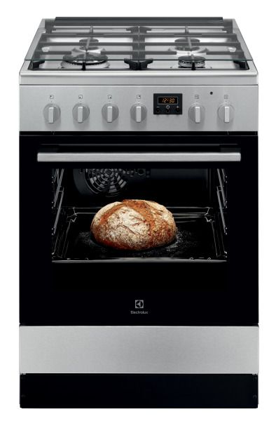 תנור משולב כיריים Electrolux דגם LKK620200X יבואן רשמי