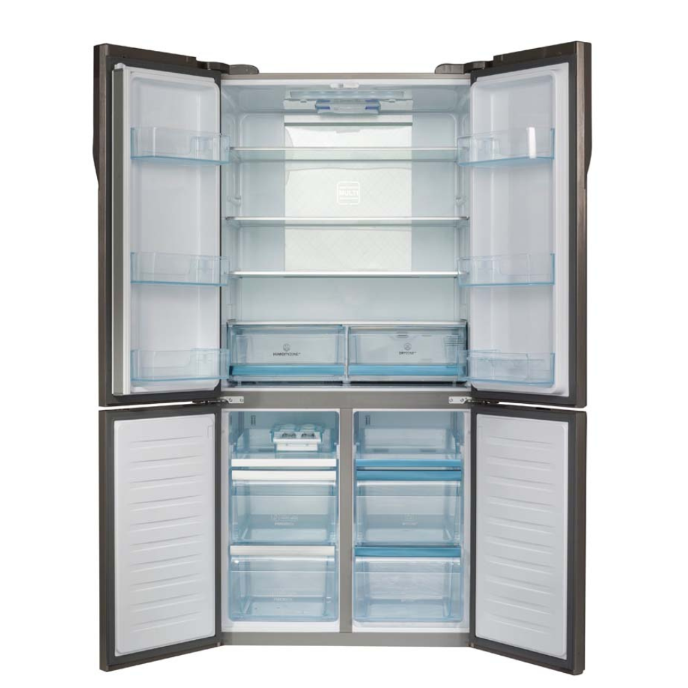 מקרר 4 דלתות מקפיא תחתון HAIER דגם HRF6200FW יבואן רשמי | משלוח מהיר – תמונה 2