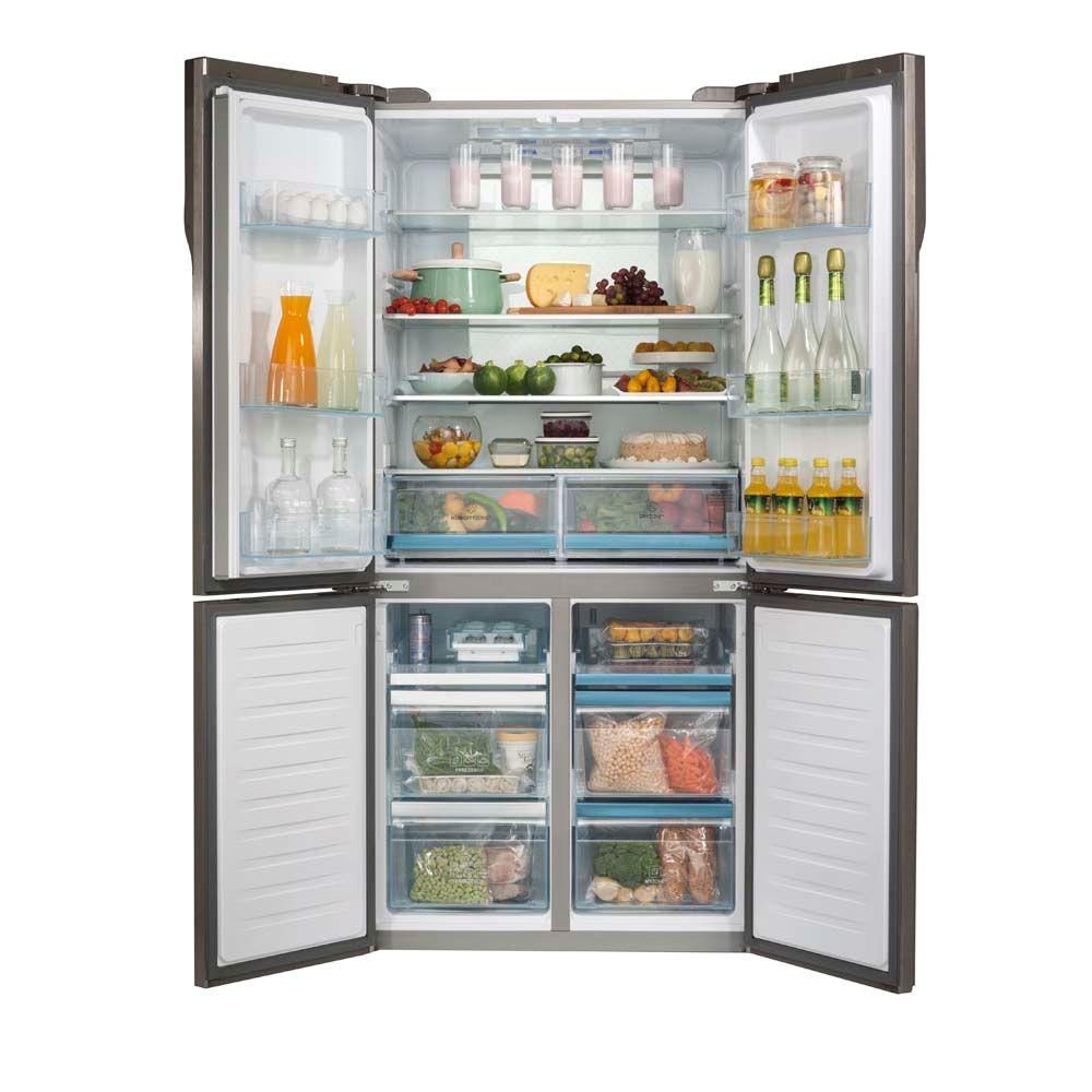 מקרר 4 דלתות מקפיא תחתון HAIER דגם HRF6200FW יבואן רשמי | משלוח מהיר – תמונה 3