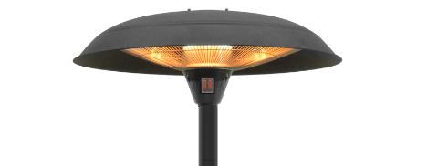 פטריית חימום חשמלית S.PATIO מעוצבת על עמוד 1200W/1800W/3000W צבע לבן – תמונה 3