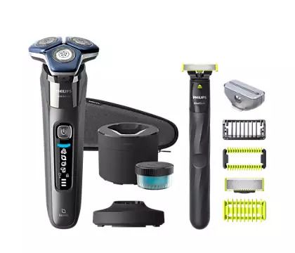 מכונת גילוח Philips S7887/78 – גילוח רטוב ויבש עם SkinIQ וקפסולת ניקוי | יבואן רשמי-משלוח מהיר