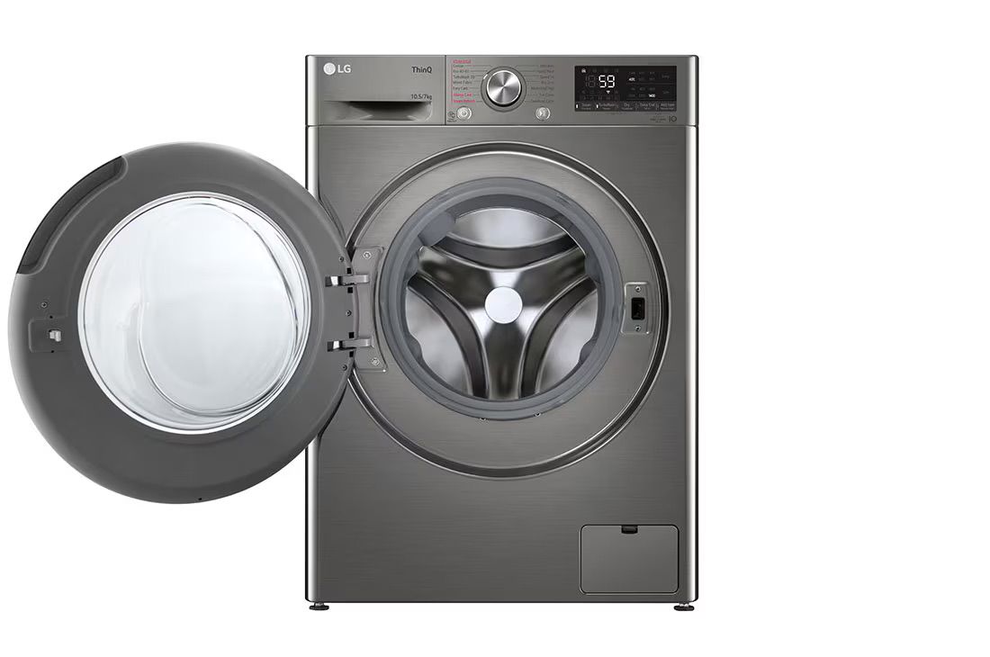 LG F16107WDE מכונת כביסה משולבת מייבש 10+7 ק״ג | יבואן רשמי – תמונה 3