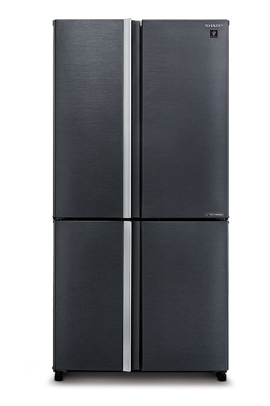 Sharp SJ-FERN87V-SL – מקרר 4 דלתות 608 ליטר נירוסטה מושחרת עם מקפיא תחתון | יבואן רשמי-משלוח מהיר