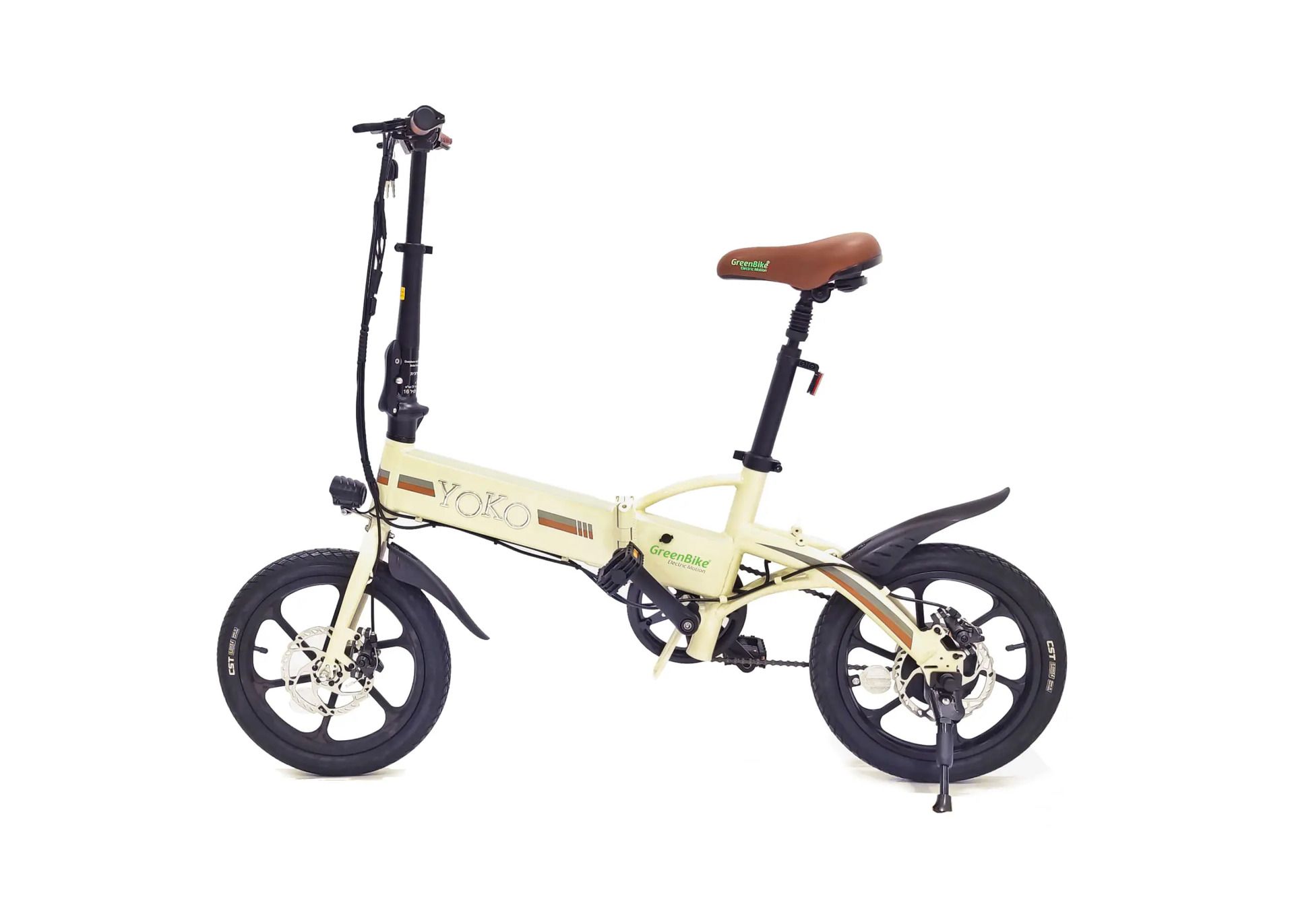 אופניים חשמליים מתקפלים GreenBike דגם Yoko 14 יבואן רשמי - 36V/10.6Ah – תמונה 2