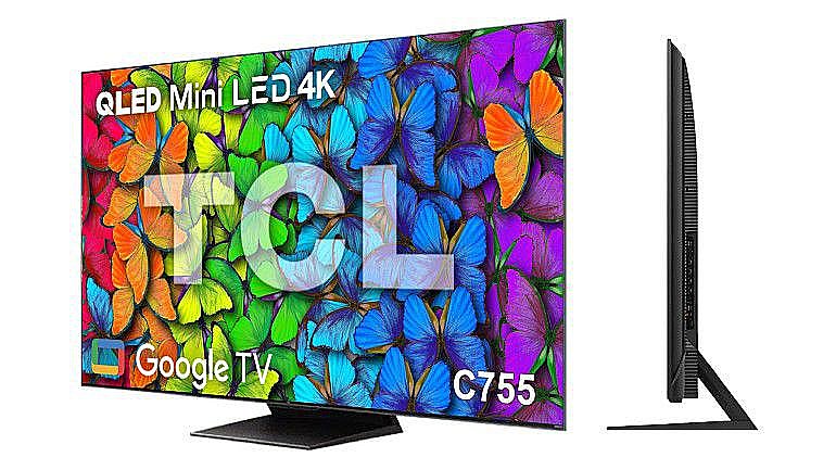 טלוויזיה חכמה 50 אינץ' TCL דגם 50C755 QLED Mini LED 4K | יבואן רשמי – תמונה 2