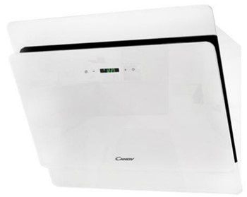 קולט אדים ורטיקלי 60 ס"מ CANDY דגם CVMA60B זכוכית לבנה יבואן רשמי