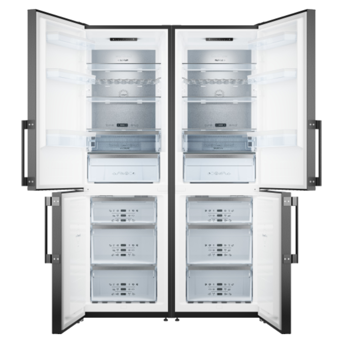 מקרר מקפיא תחתון ASKO RFN23841B – רוחב 120 ס״מ עם נפח 658 ליטר בגימור שחור מט | משלוח מהיר – תמונה 2