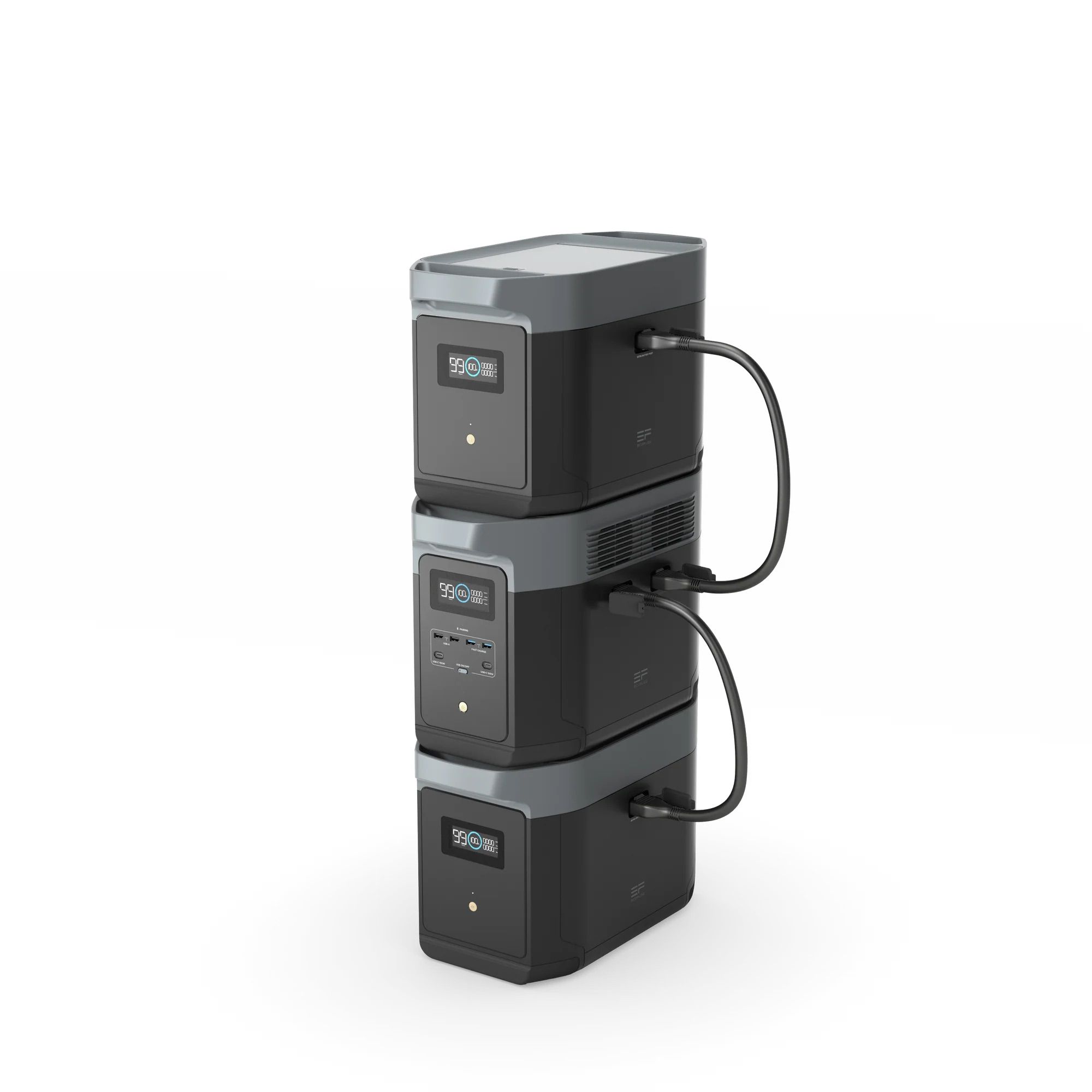 קיט תחנת כוח ניידת ECOFLOW DELTA 2 MAX + סט 2 תאי הרחבה יבואן רשמי - הספק 6kWh – תמונה 5