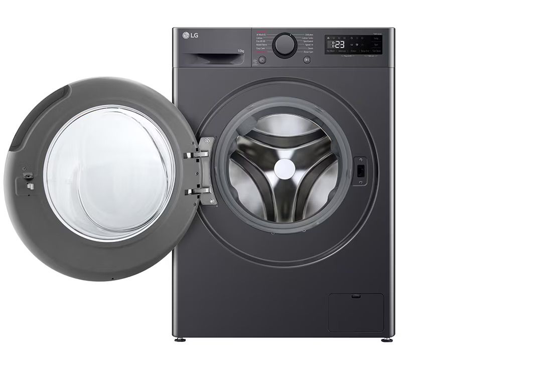 LG F4WR510S מכונת כביסה 10 ק״ג אינוורטר Direct Drive עם AI Wash + Steam | משלוח מהיר – תמונה 2