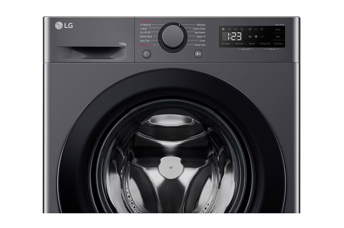 LG F4WR510S מכונת כביסה 10 ק״ג אינוורטר Direct Drive עם AI Wash + Steam | משלוח מהיר – תמונה 5