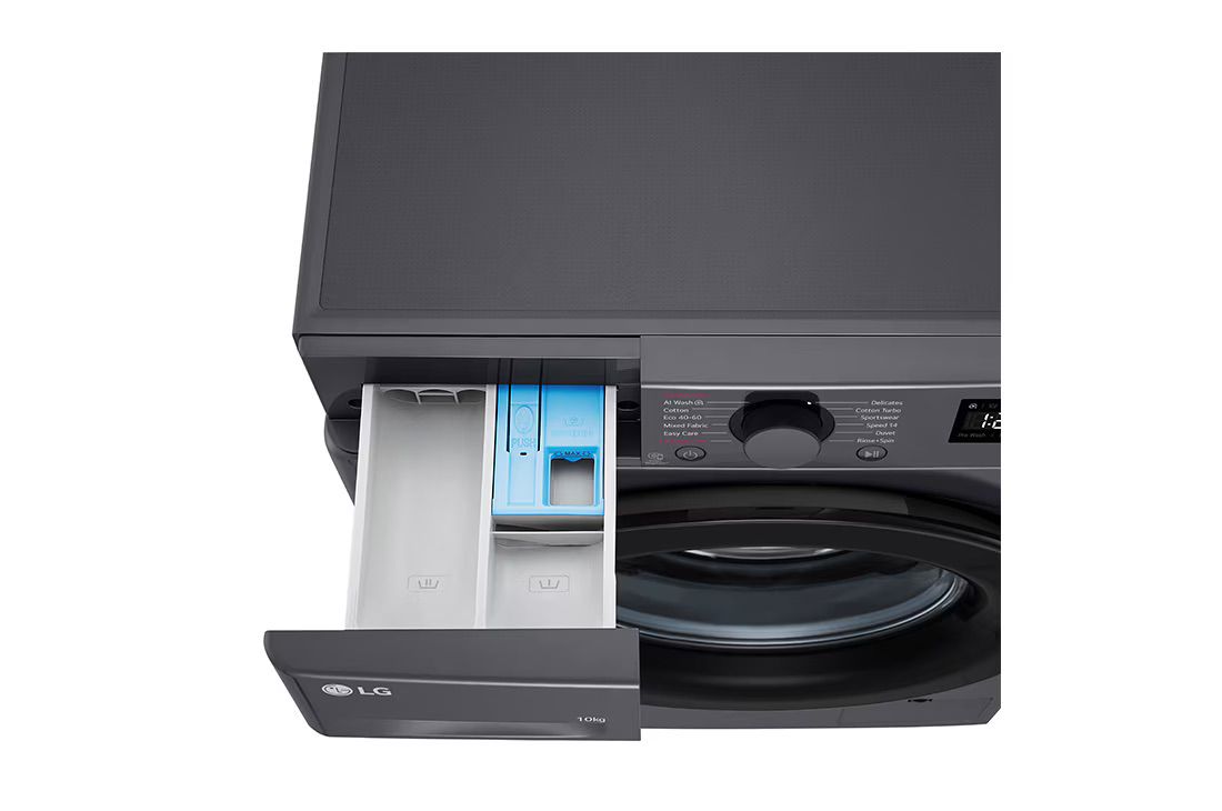 LG F4WR510S מכונת כביסה 10 ק״ג אינוורטר Direct Drive עם AI Wash + Steam | משלוח מהיר – תמונה 7