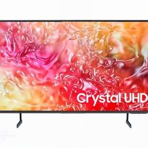 טלוויזיה חכמה 85 אינץ' SAMSUNG דגם UE85DU7100 Crystal UHD 4K HDR