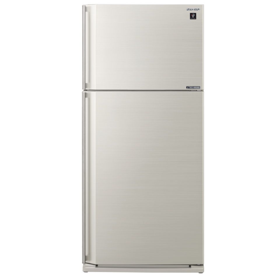 מקרר מקפיא עליון 2 דלתות Sharp SJ-3770SL שארפ 550 ליטר No Frost כסוף עם פיקוד שבת - יבואן רשמי | משלוח מהיר